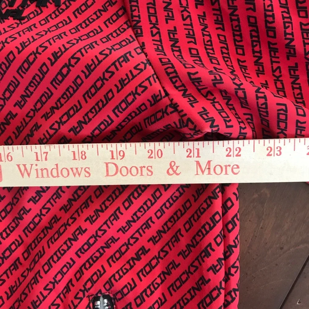 Men's Rockstar Original Polyester Red/Black Track Suit Jacket  Sz.‎ Large - Picture 7 of 9